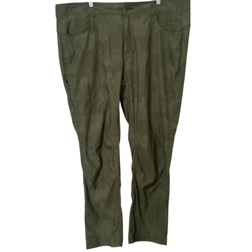 prAna Gren Camo Halle II Straight Leg Nylon Outdoor Pants Womens Plus 22W
